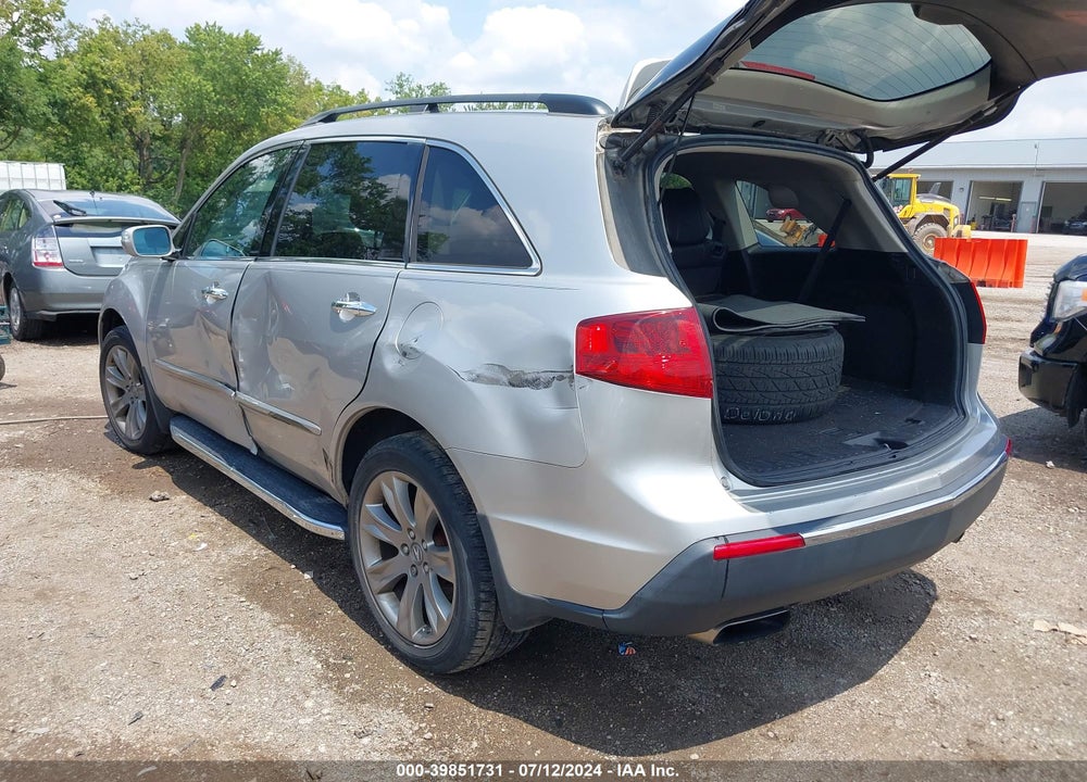 2012 ACURA MDX ADVANCE PACKAGE VIN: 2HNYD2H86CH519562