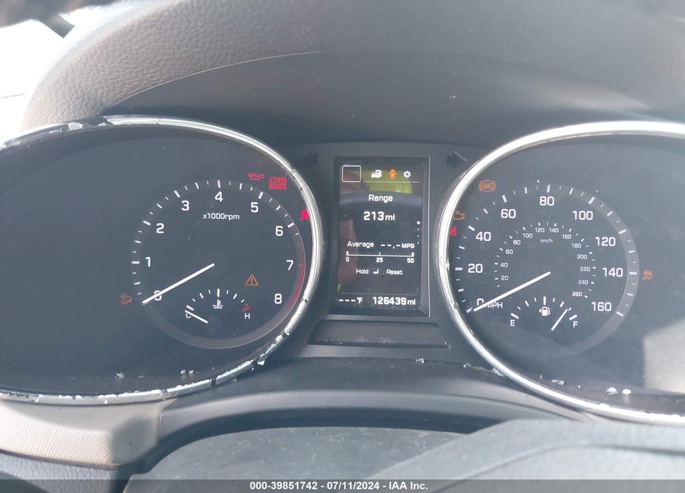 2017 HYUNDAI SANTA FE SPORT 2.4L VIN: 5NMZU3LB9HH014422