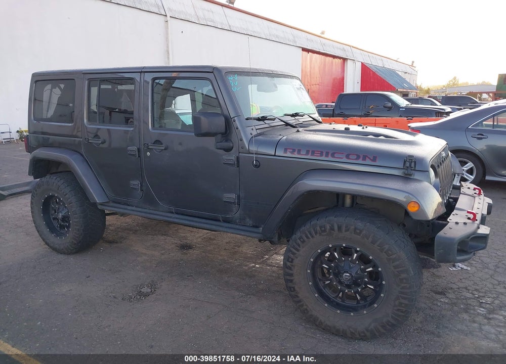 2016 JEEP WRANGLER UNLIMITED RUBICON HARD ROCK VIN: 1C4BJWFG8GL335819