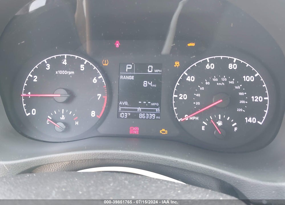 2019 HYUNDAI ACCENT SE VIN: 3KPC24A36KE055702