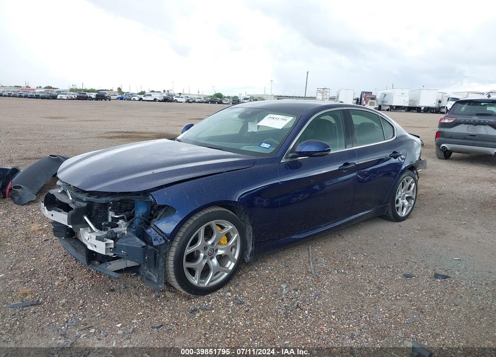 2018 ALFA ROMEO GIULIA TI RWD VIN: ZARFAECN9J7596655