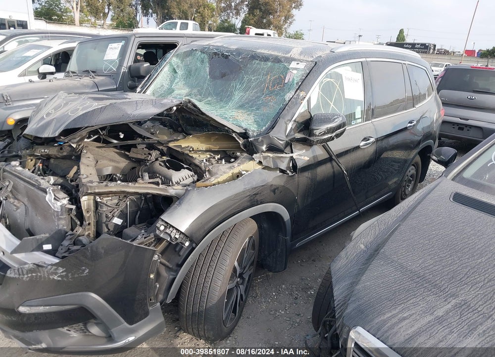 2022 HONDA PILOT VIN: 5FNYF5H61NB013677