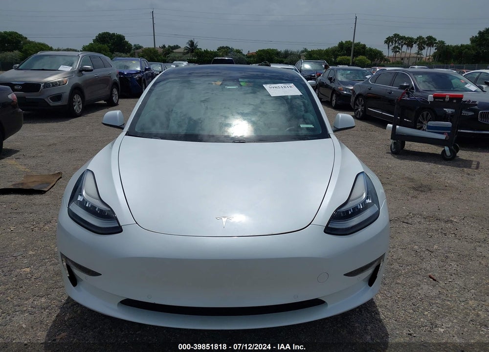 2021 TESLA MODEL 3 STANDARD RANGE PLUS REAR-WHEEL DRIVE VIN: 5YJ3E1EA2MF857403