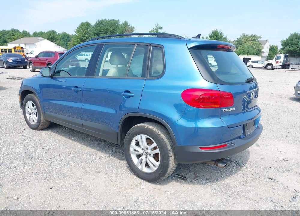 2017 VOLKSWAGEN TIGUAN 2.0T/2.0T S VIN: WVGBV7AX0HK010330