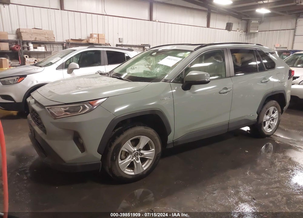 2019 TOYOTA RAV4 HYBRID XLE VIN: JTMRWRFV8KD512131