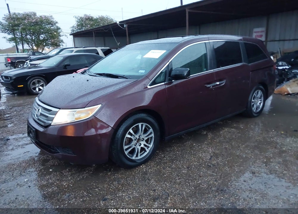 2011 HONDA ODYSSEY EX-L VIN: 5FNRL5H60BB046677