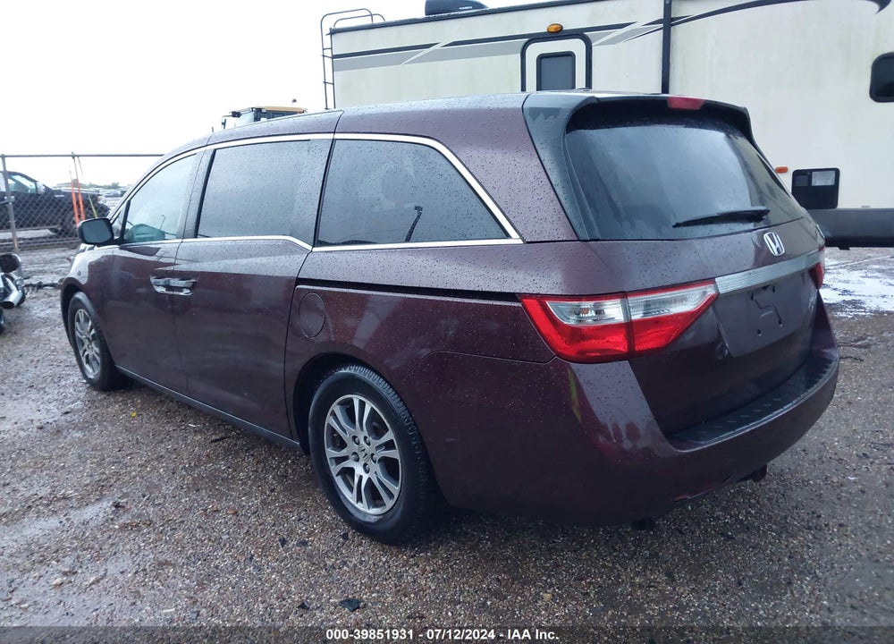 2011 HONDA ODYSSEY EX-L VIN: 5FNRL5H60BB046677