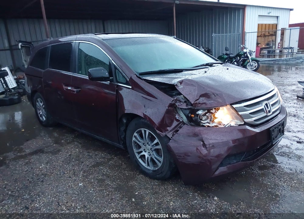 2011 HONDA ODYSSEY EX-L VIN: 5FNRL5H60BB046677