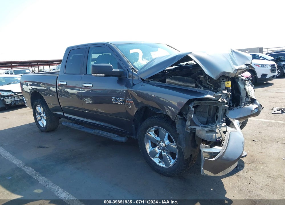 2018 RAM 1500 BIG HORN QUAD CAB 4X4 6'4 BOX VIN: 1C6RR7GT0JS215946