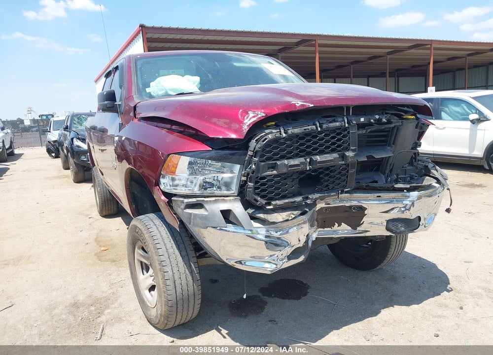 2019 RAM 1500 CLASSIC TRADESMAN QUAD CAB 4X2 6'4 BOX VIN: 1C6RR6FG8KS579564