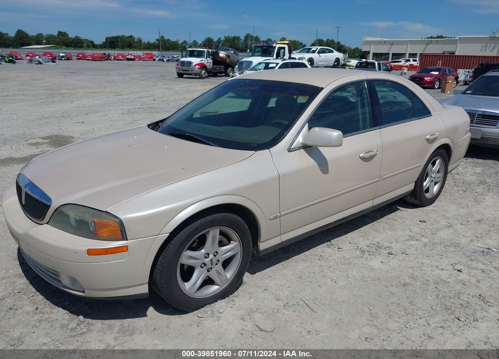 2000 LINCOLN LS V6 AUTO/V6 MANUAL VIN: 1LNHM86S9YY922211