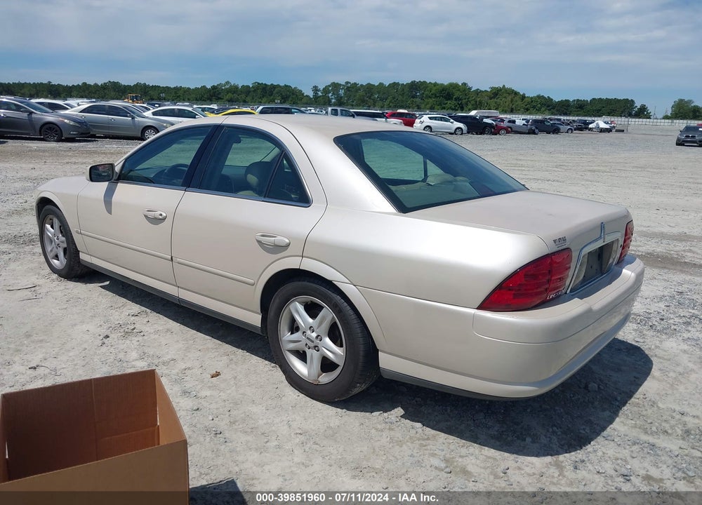 2000 LINCOLN LS V6 AUTO/V6 MANUAL VIN: 1LNHM86S9YY922211
