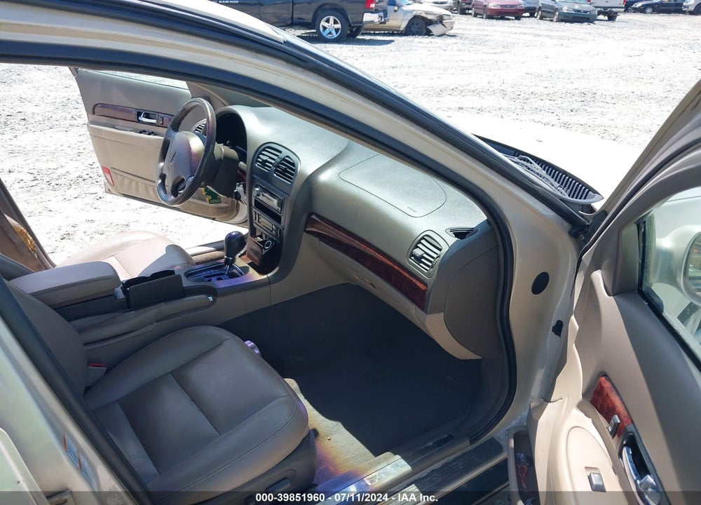 2000 LINCOLN LS V6 AUTO/V6 MANUAL VIN: 1LNHM86S9YY922211