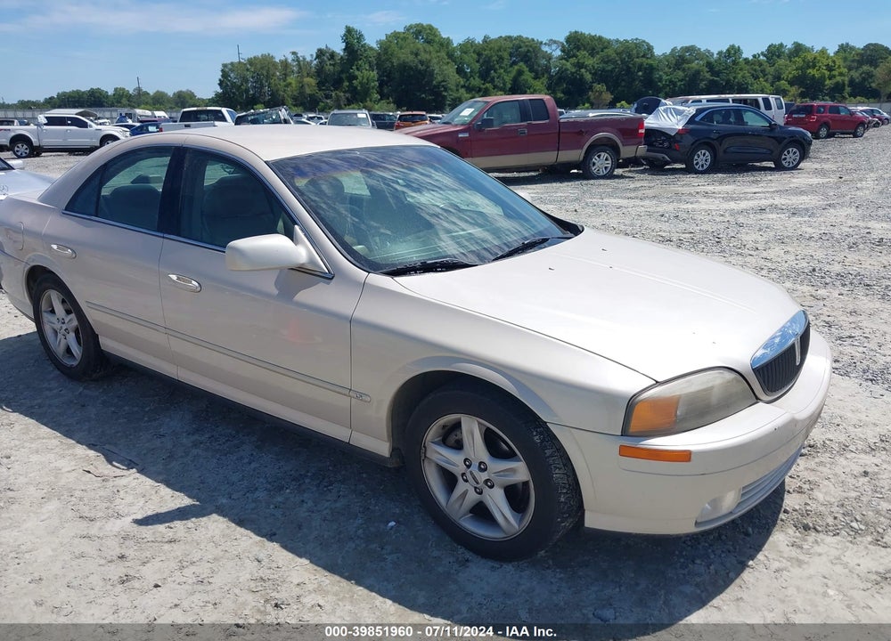2000 LINCOLN LS V6 AUTO/V6 MANUAL VIN: 1LNHM86S9YY922211