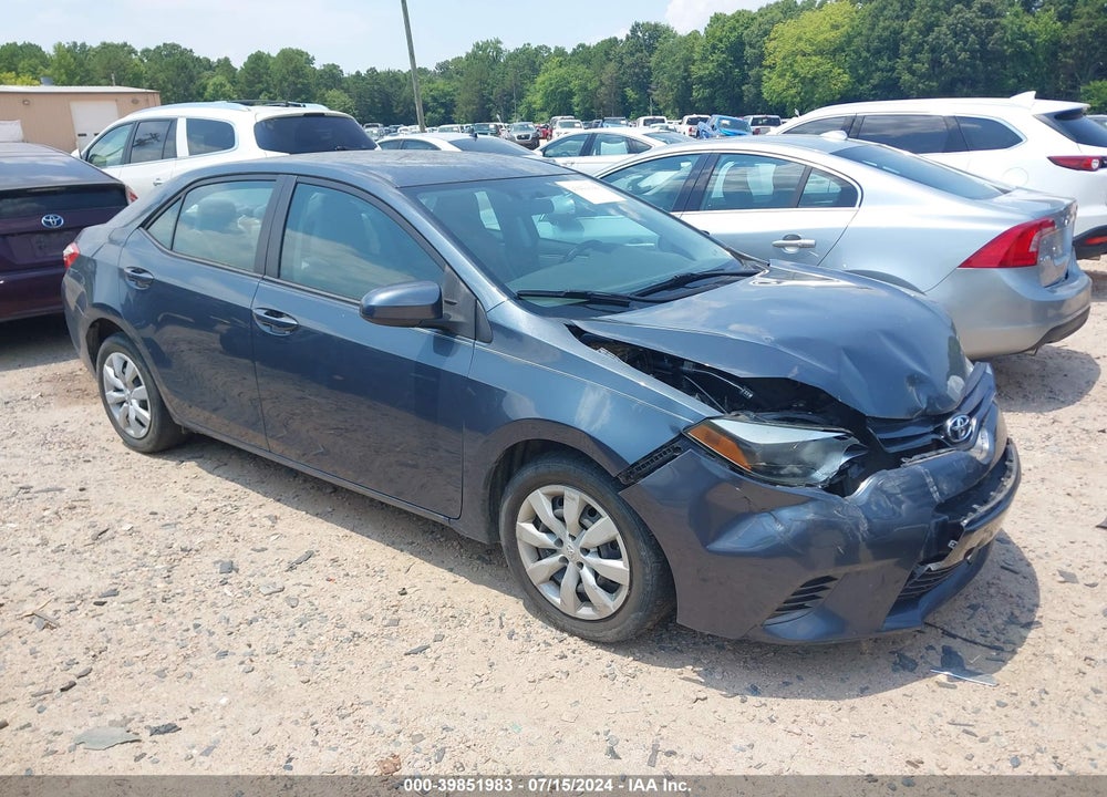 2015 TOYOTA COROLLA LE VIN: 2T1BURHE2FC271870