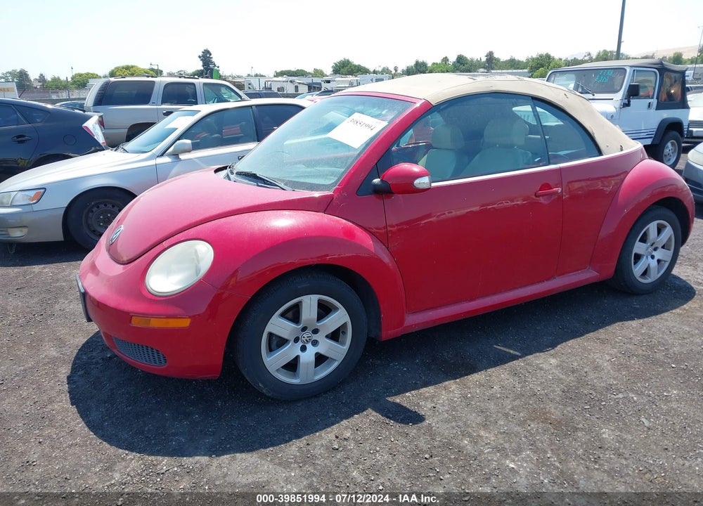 2007 VOLKSWAGEN NEW BEETLE 2.5 VIN: 3VWRG31Y17M422114