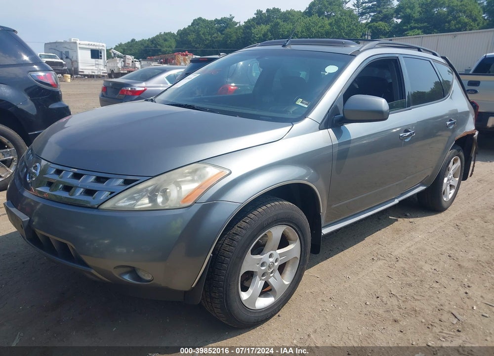 2005 NISSAN MURANO SL VIN: JN8AZ08W85W444500