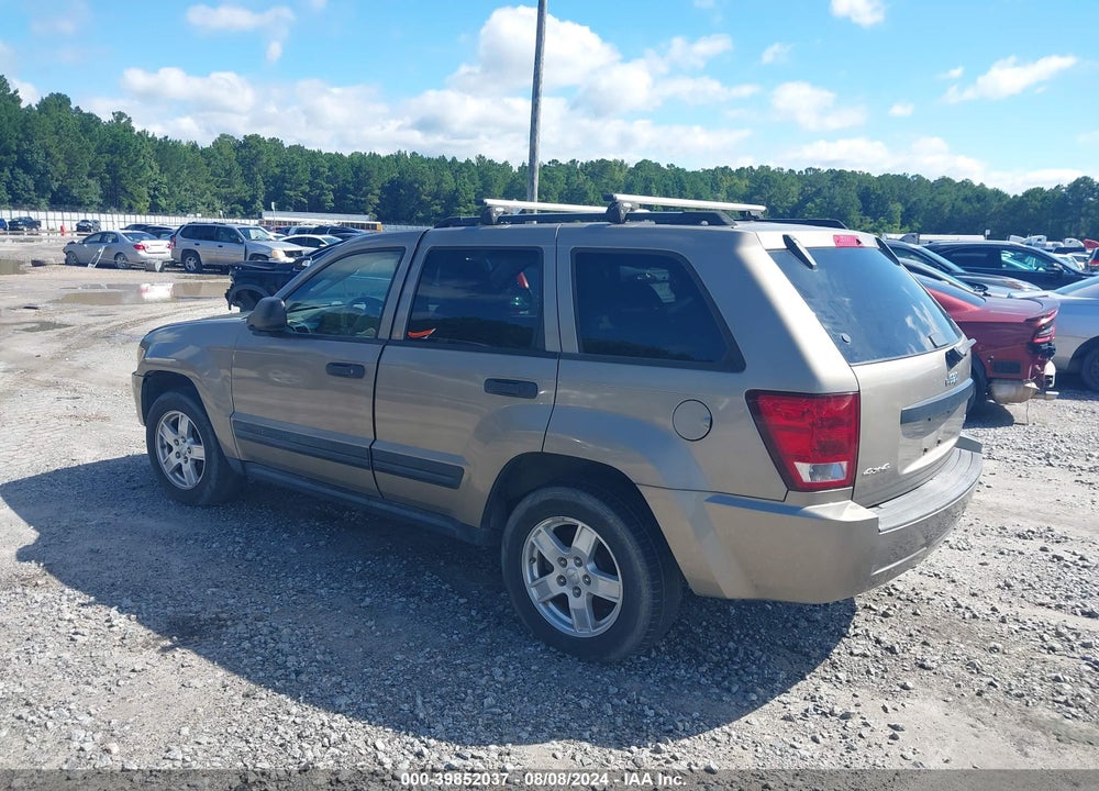 2005 JEEP GRAND CHEROKEE LAREDO VIN: 1J4GR48K95C663780