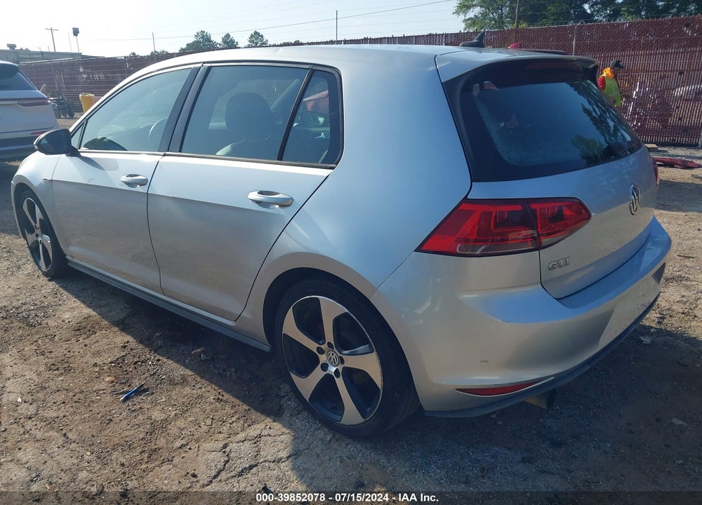 2015 VOLKSWAGEN GOLF GTI 2.0T SE 4-DOOR VIN: 3VW4T7AU7FM003922