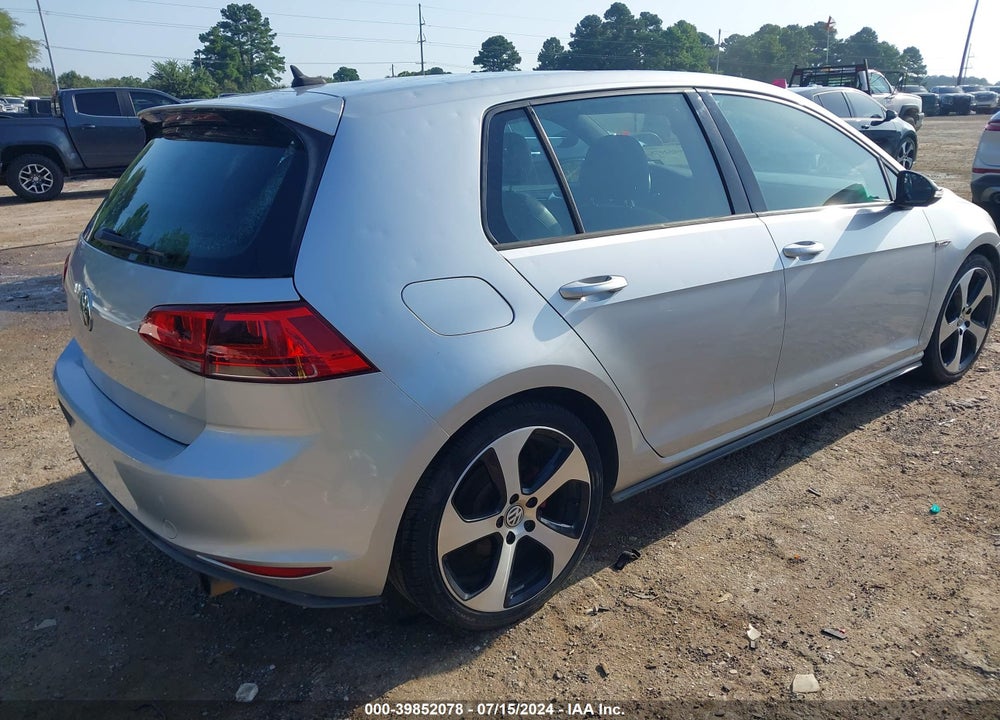 2015 VOLKSWAGEN GOLF GTI 2.0T SE 4-DOOR VIN: 3VW4T7AU7FM003922