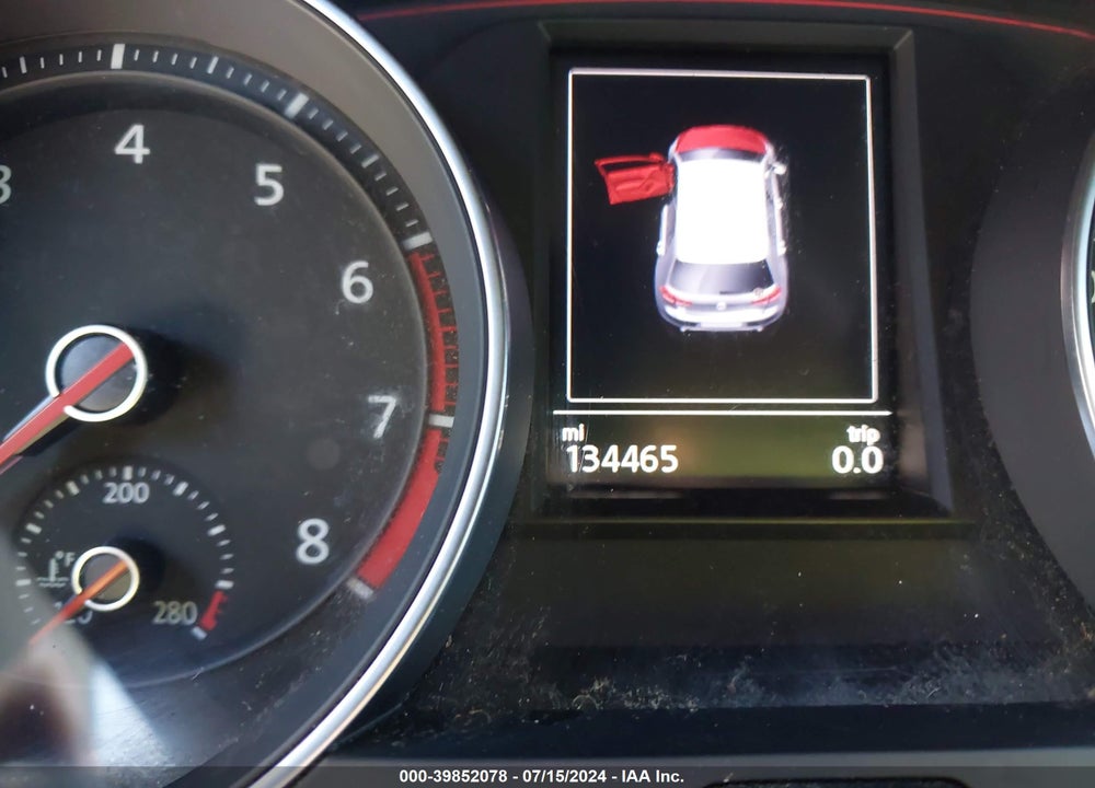2015 VOLKSWAGEN GOLF GTI 2.0T SE 4-DOOR VIN: 3VW4T7AU7FM003922