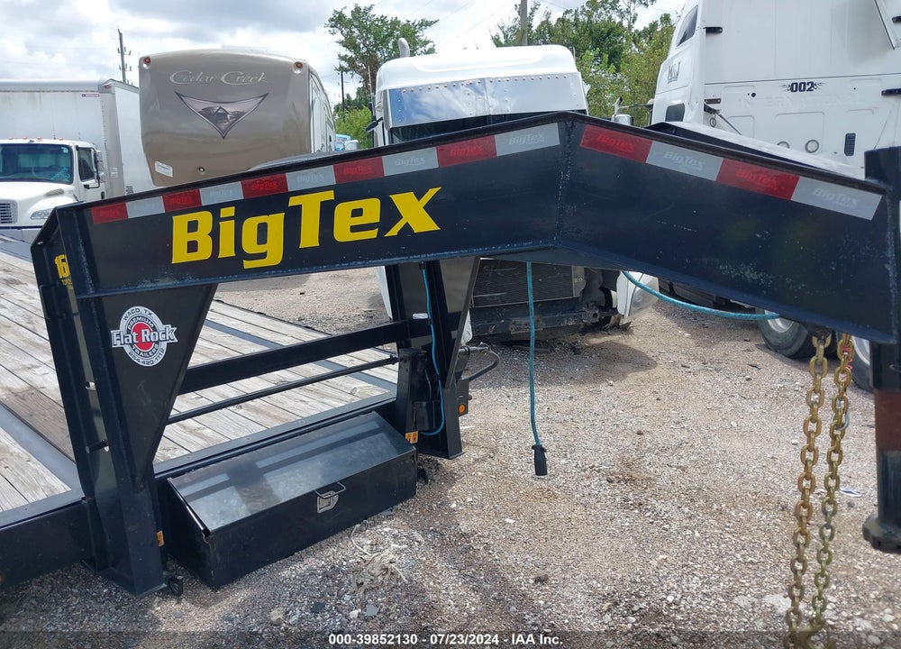 2022 BIG TEX TRAILER CO INC TRAILER VIN: 16V3F412XN6080385