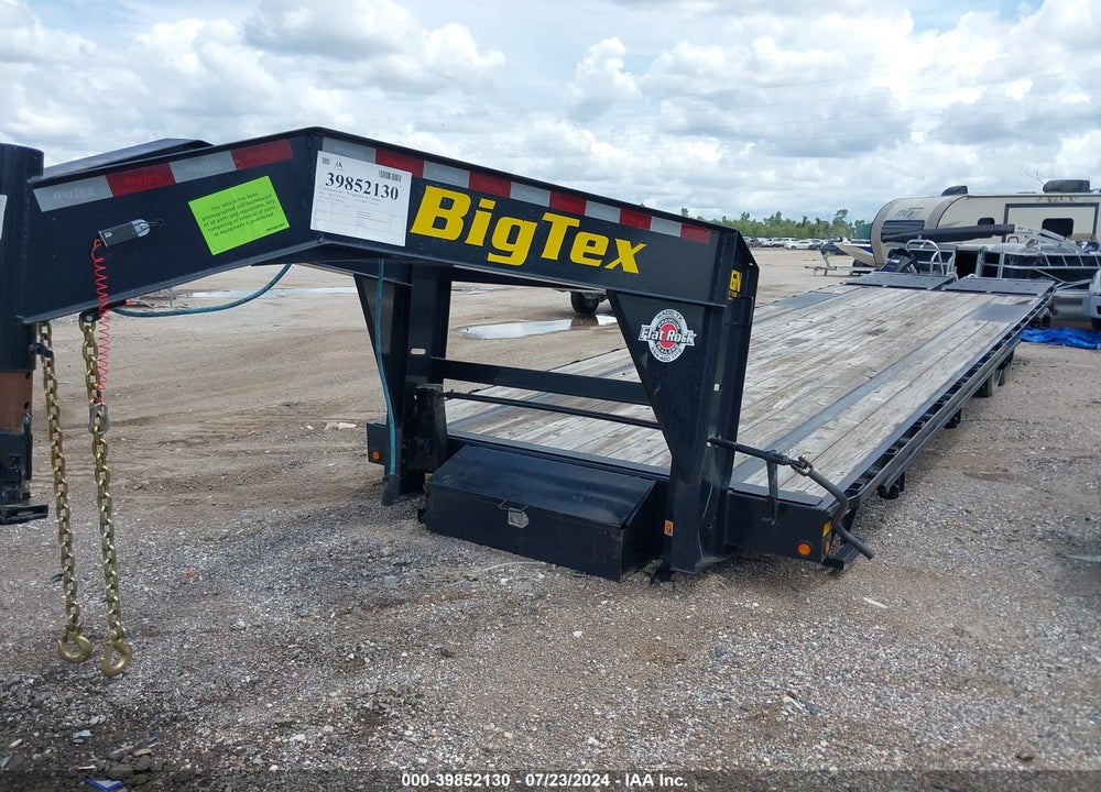 2022 BIG TEX TRAILER CO INC TRAILER VIN: 16V3F412XN6080385