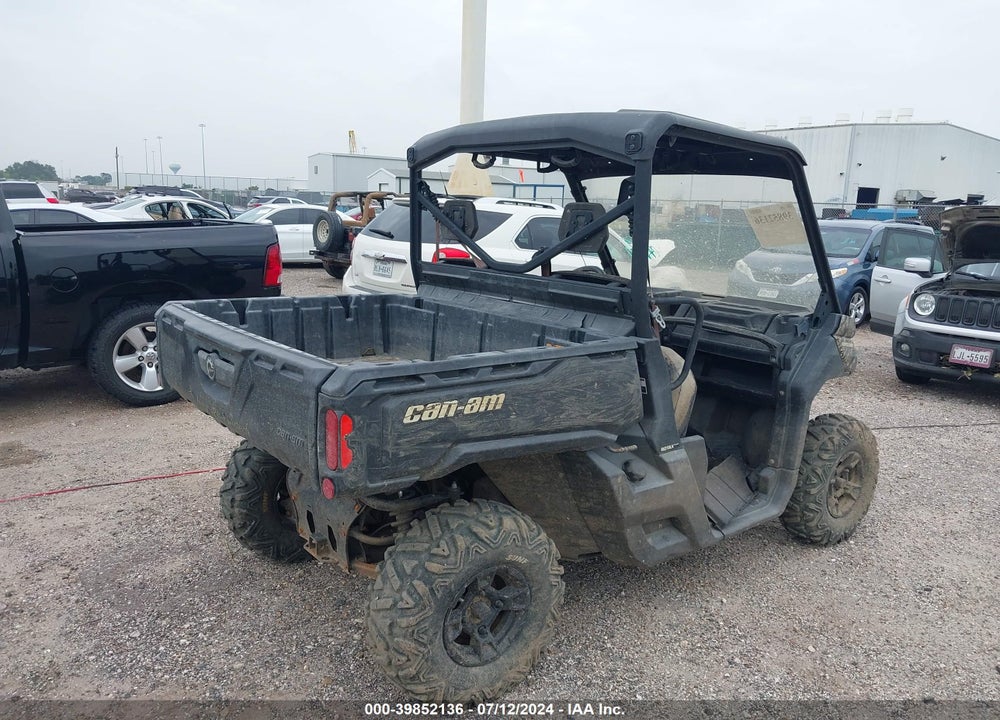 2019 CAN-AM DEFENDER HD5/DPS HD5 VIN: 3JBUGAR2XKK000349