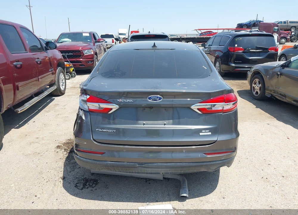 2019 FORD FUSION SE VIN: 3FA6P0HD6KR173205