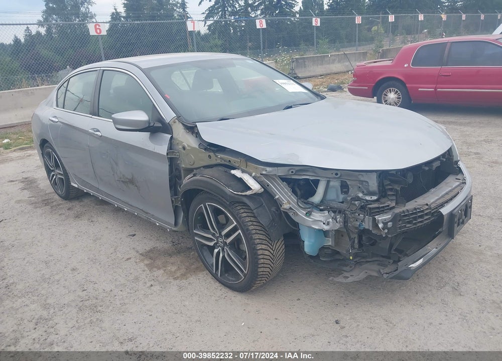 2017 HONDA ACCORD SPORT VIN: 1HGCR2F54HA137287
