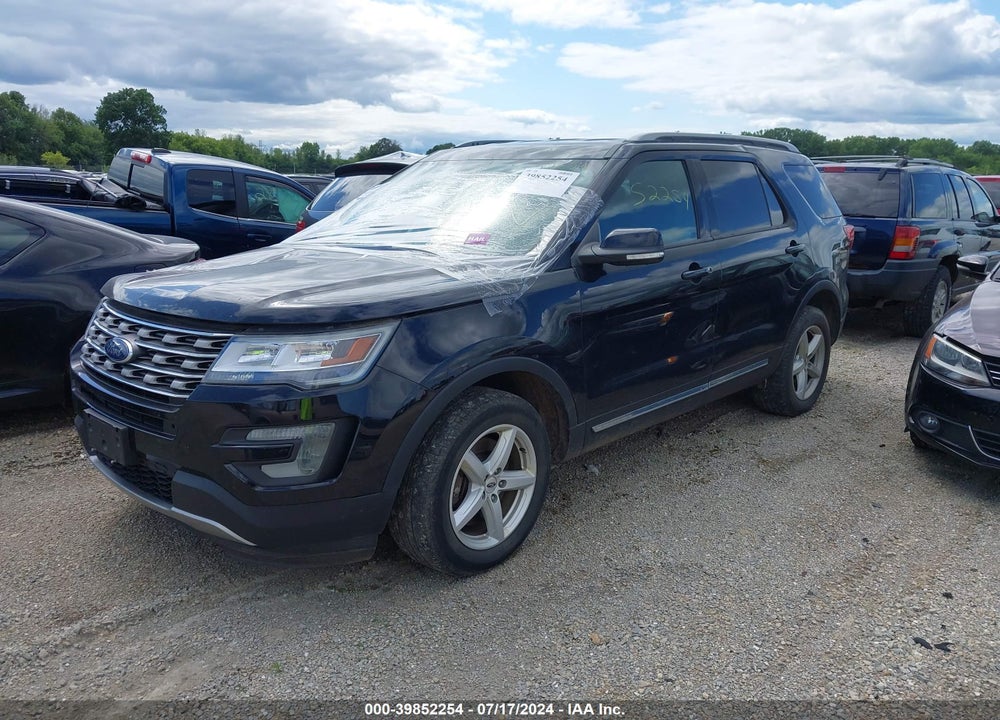 2017 FORD EXPLORER XLT VIN: 1FM5K8D88HGC34304