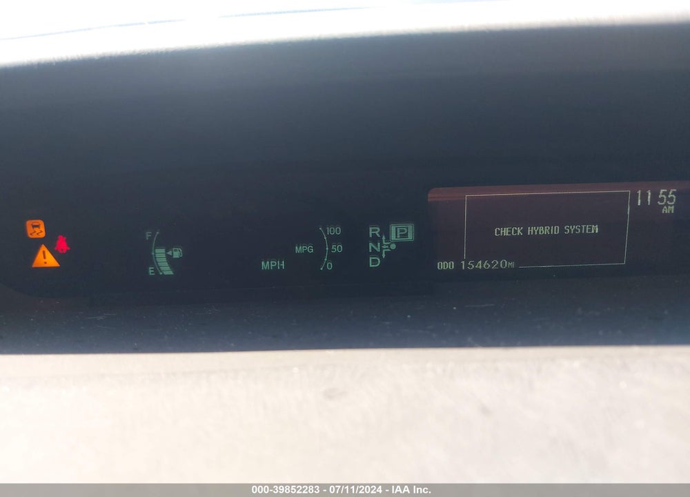 2011 TOYOTA PRIUS THREE VIN: JTDKN3DUXB0314265