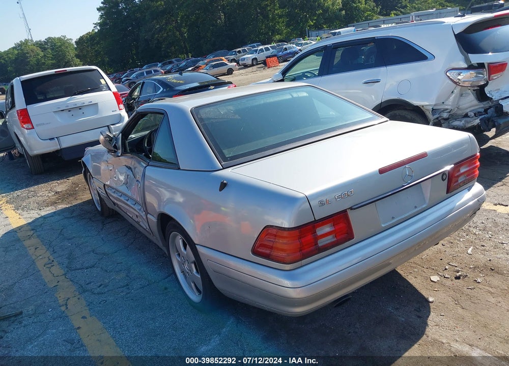 1999 MERCEDES-BENZ SL 500 VIN: WDBFA68F8XF174603