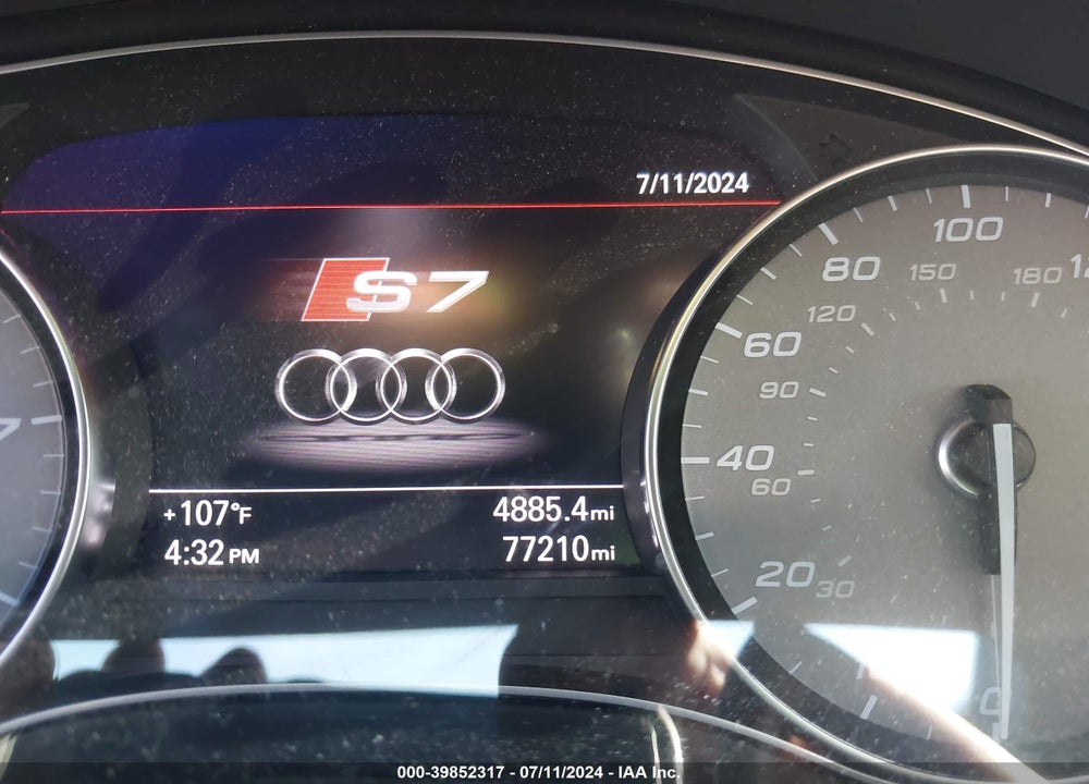 2016 AUDI S7 4.0T VIN: WAUW2BFCXGN017853