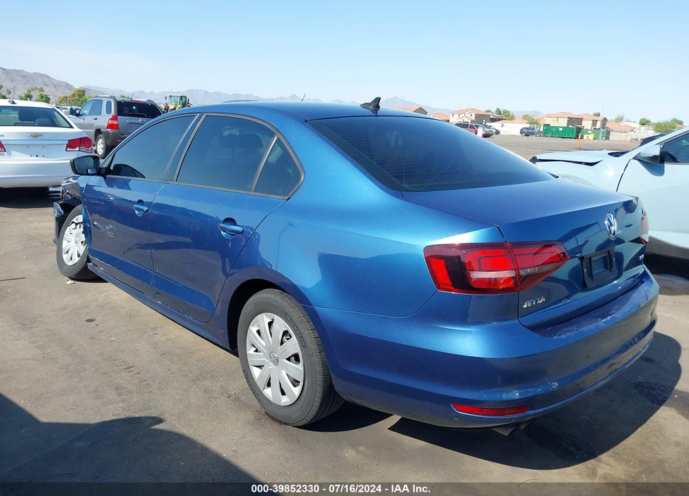 2016 VOLKSWAGEN JETTA 1.4T S VIN: 3VW267AJ7GM308651