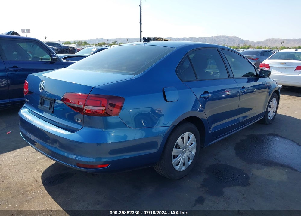 2016 VOLKSWAGEN JETTA 1.4T S VIN: 3VW267AJ7GM308651