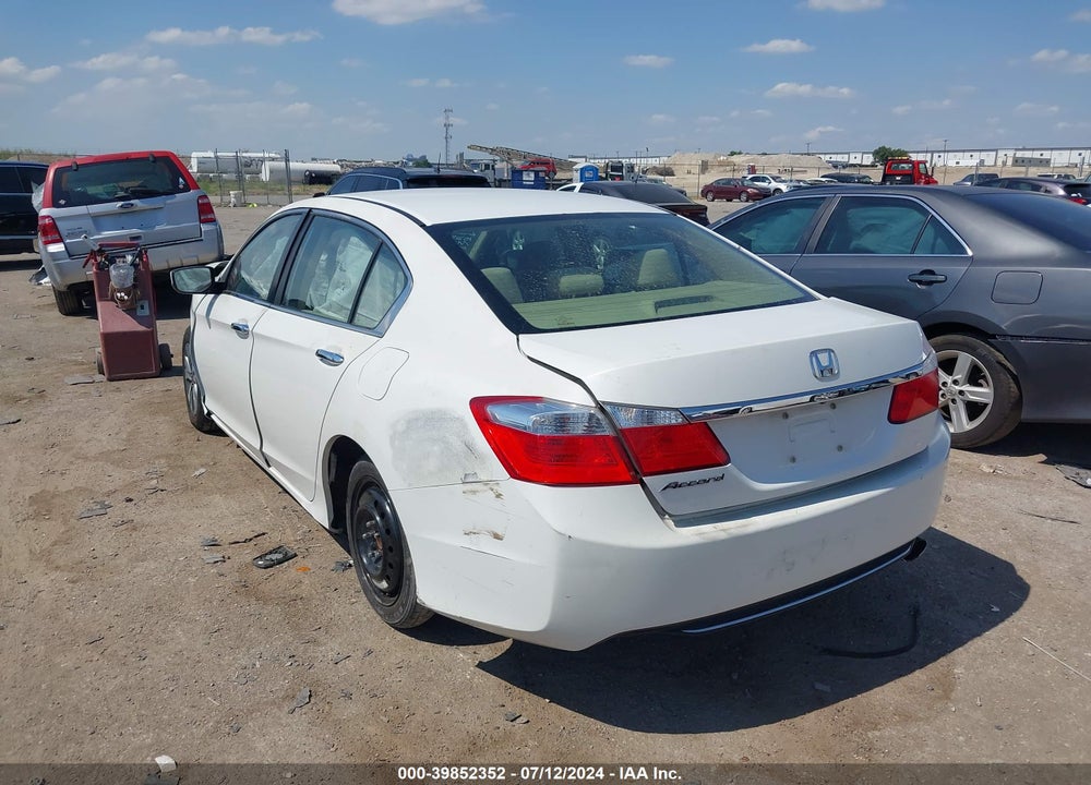 2013 HONDA ACCORD LX VIN: 1HGCR2F33DA195612