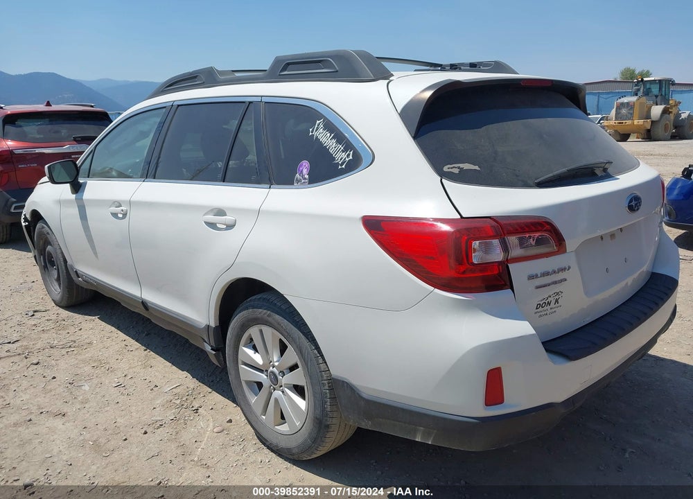 2015 SUBARU OUTBACK 2.5I PREMIUM VIN: 4S4BSACCXF3226757