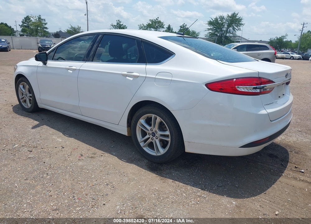 2018 FORD FUSION SE VIN: 3FA6P0H75JR183720