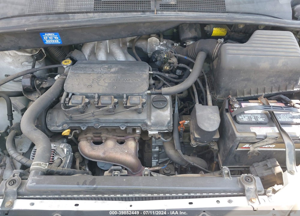2000 TOYOTA SIENNA LE VIN: 4T3ZF13C2YU281498