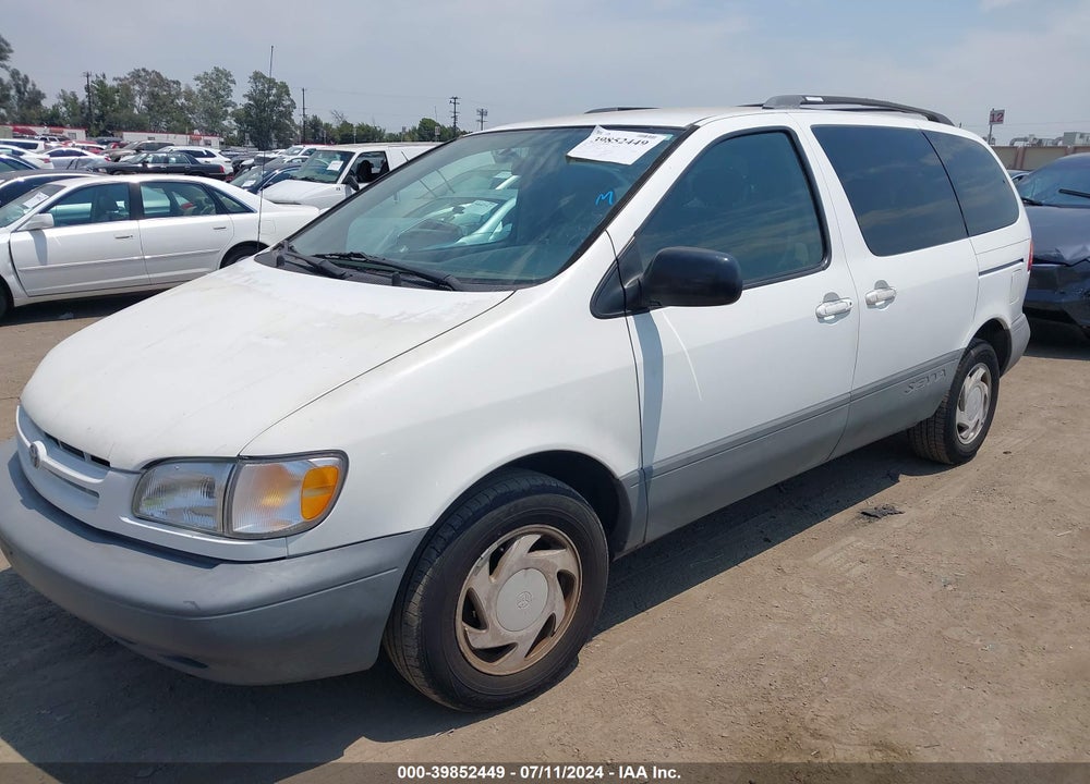 2000 TOYOTA SIENNA LE VIN: 4T3ZF13C2YU281498