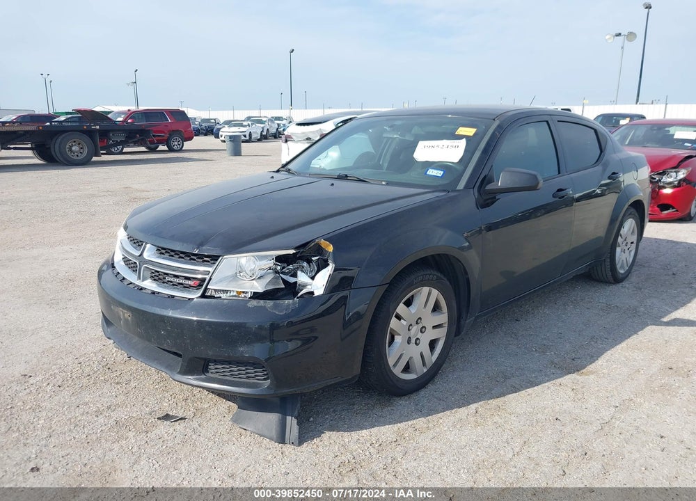 2014 DODGE AVENGER SE VIN: 1C3CDZAB4EN235215