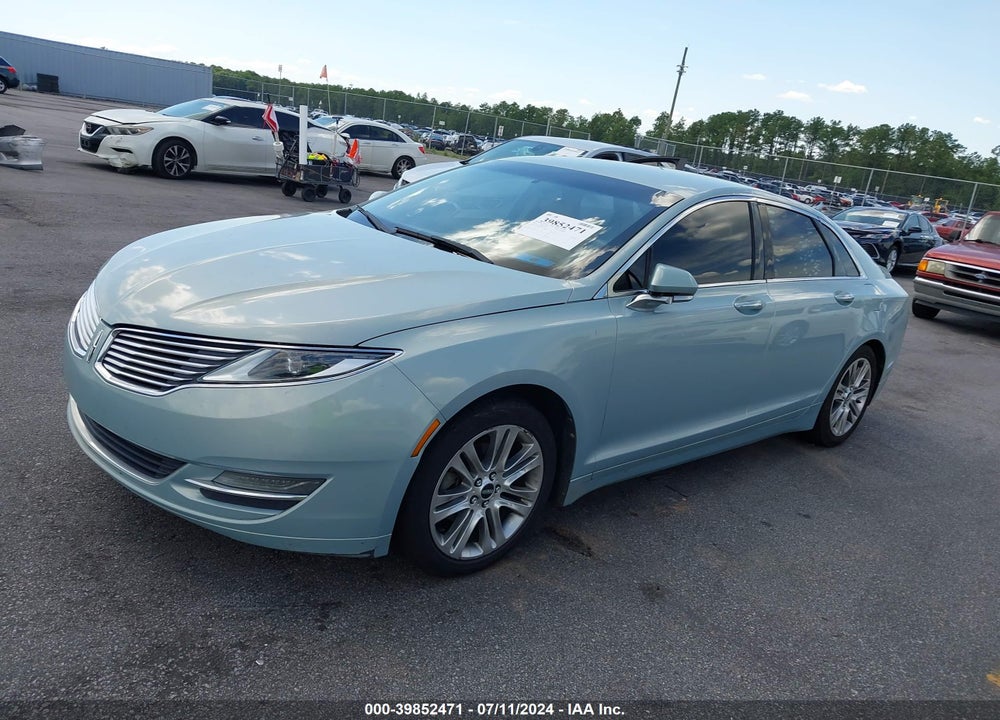 2014 LINCOLN MKZ HYBRID VIN: 3LN6L2LU8ER817280