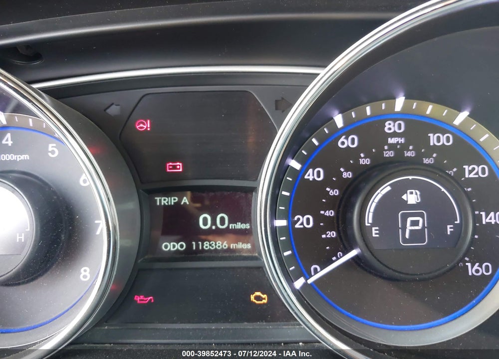 2014 HYUNDAI SONATA GLS VIN: 5NPEB4AC4EH867198