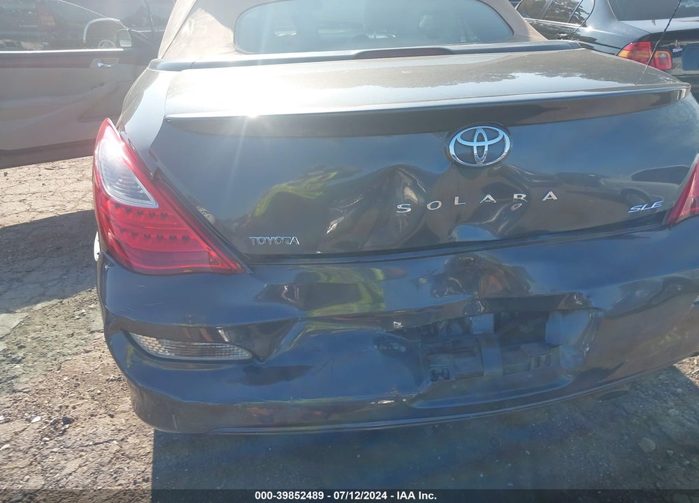 2007 TOYOTA CAMRY SOLARA SLE VIN: 4T1FA38P47U109571