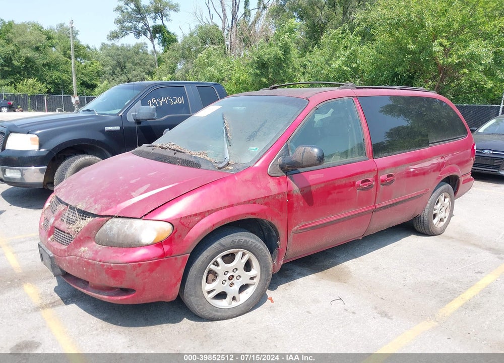 2002 DODGE GRAND CARAVAN EX VIN: 2B4GP74LX2R689882