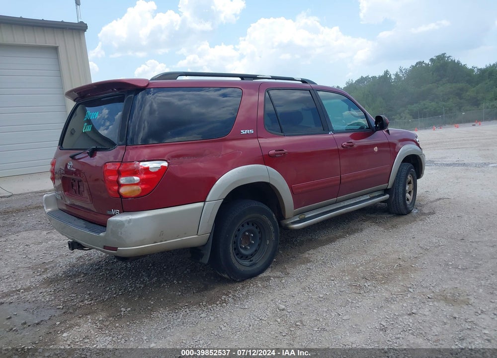 2002 TOYOTA SEQUOIA SR5 V8 VIN: 5TDZT34A02S081410