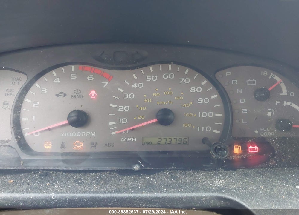 2002 TOYOTA SEQUOIA SR5 V8 VIN: 5TDZT34A02S081410