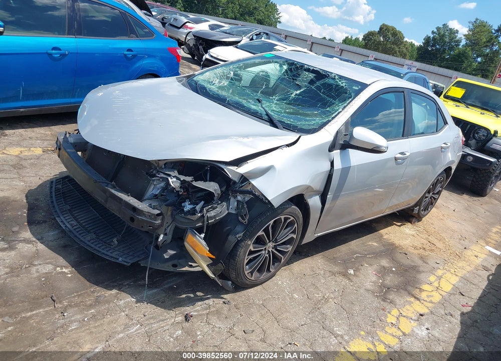 2015 TOYOTA COROLLA S PLUS VIN: 2T1BURHE9FC266522