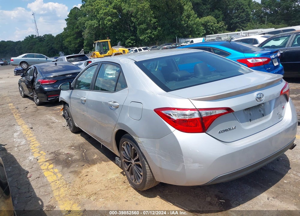 2015 TOYOTA COROLLA S PLUS VIN: 2T1BURHE9FC266522